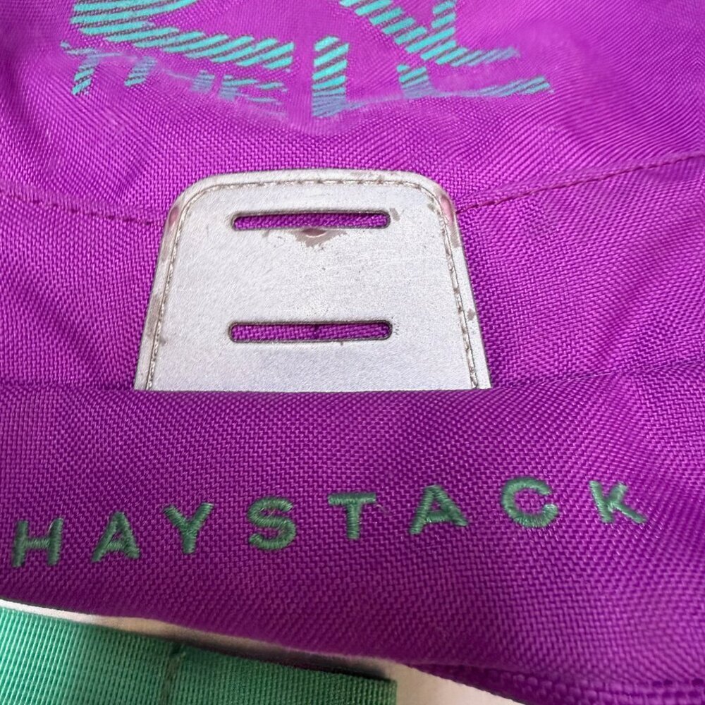 The North Face Haystack Backpack–Grape Purple with Aqua Trim–Laptop Daypack, EUC - Picture 4 of 8